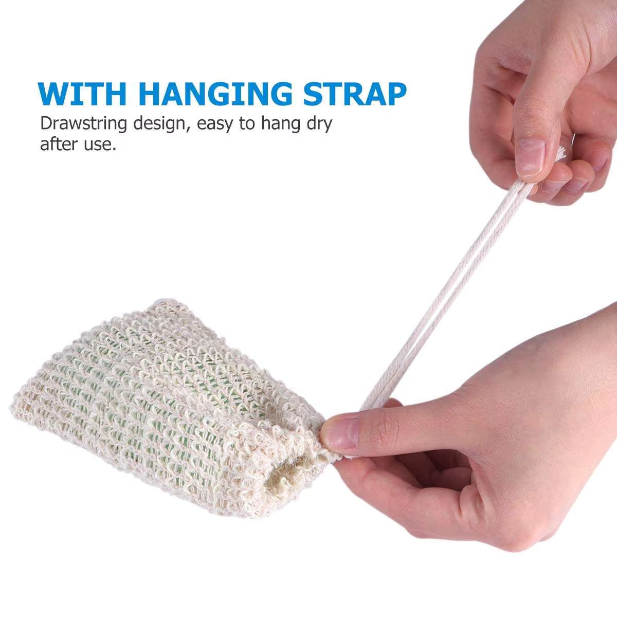 NATURAL SISAL SOAP SAVER BAG