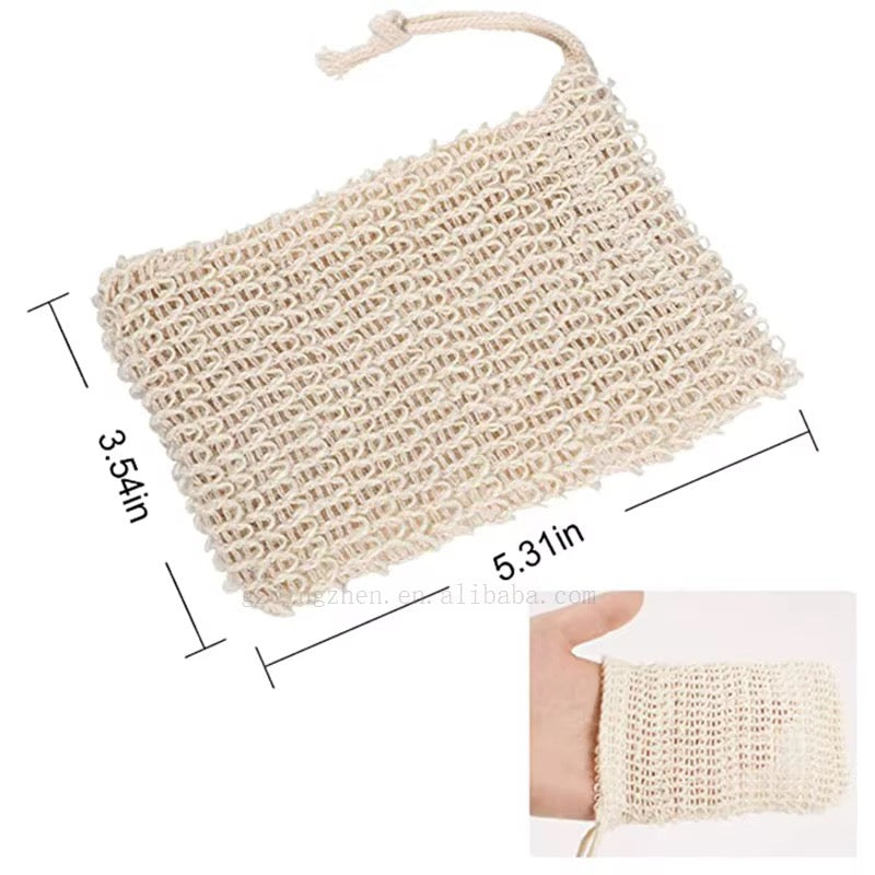 NATURAL SISAL SOAP SAVER BAG